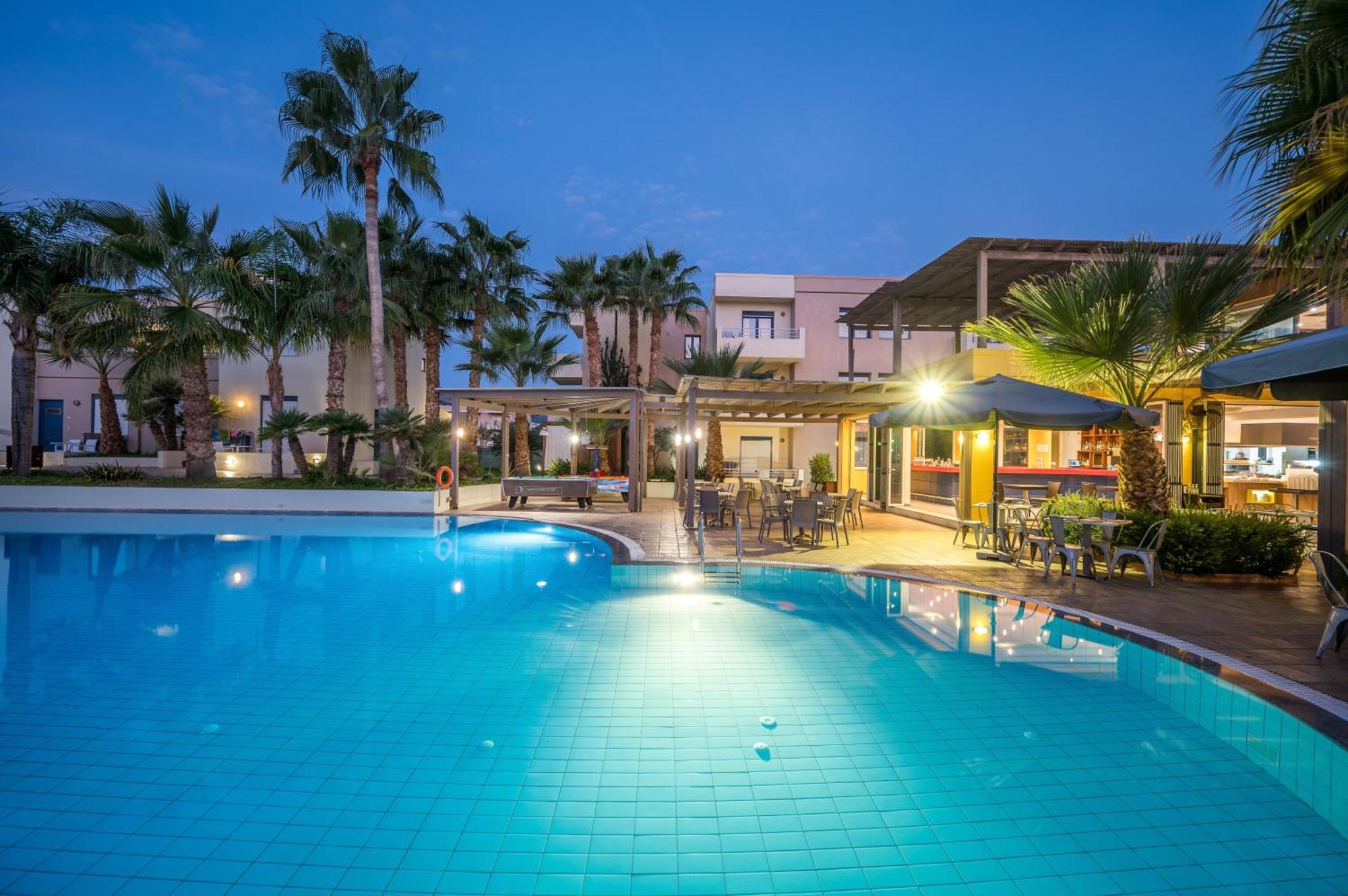 ماليا Meropi Hotel & Apartments المظهر الخارجي الصورة